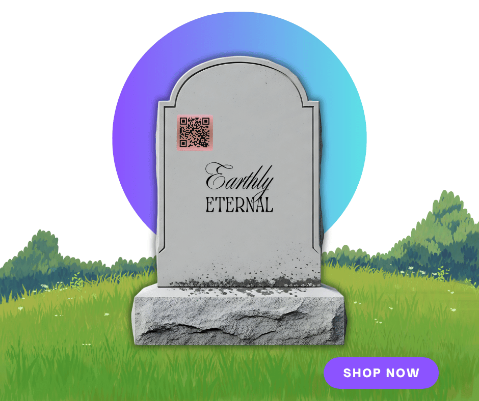 Awesome Custom Engraved Metallic Memorial QR Plaques - Image 6