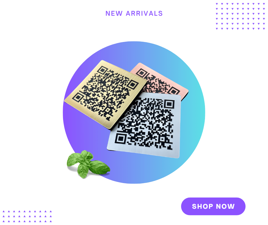 Awesome Custom Engraved Metallic Memorial QR Plaques - Image 5